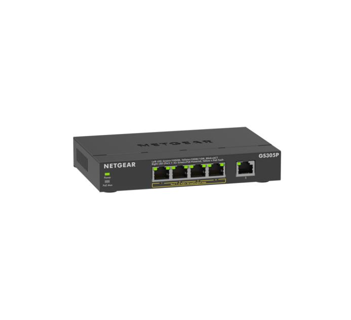 5 Port Gigabit Ethernet PoE+ unmanaged Switch